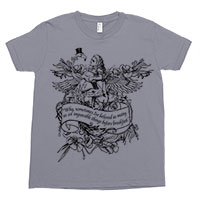 Alice Flamingo Birds of a Feather Wonderland Tee Shirt Size 2-12