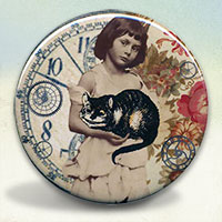 Alice Liddell Holding The Cheshire Cat