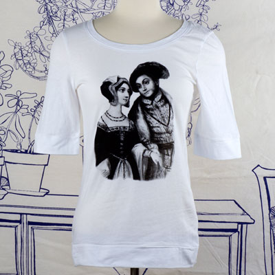 Anne Boleyn & Henry VIII Elbow Length T-Shirt