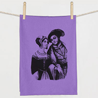 Anne Boleyn & Henry VIII Flour Sack Towel