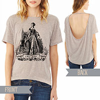 Anne Boleyn Alternative pony open back t-shirt