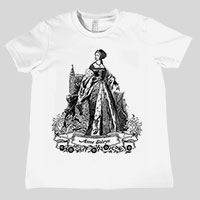 * Choose Tartx image American Apparel White Kids Shirt  - TIMT