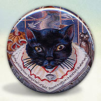 Black Kitty Cat Macabre