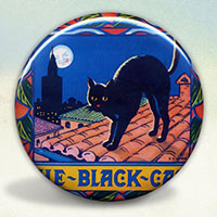 The Black Cat Vintage Label