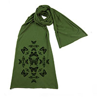 Butterfly Effect Screen printed Cotton Scarf