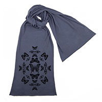 Butterfly Effect Screen printed Cotton Scarf