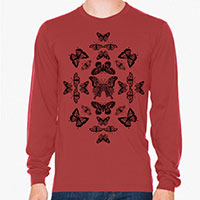 Butterfly Effect Men's or Unisex Organic Long Sleeve T-shirt