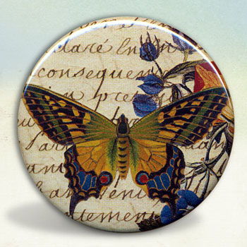 Butterfly with Flowers