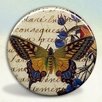 Butterfly with Flowers
