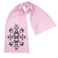 Butterfly Effect Screen printed Cotton Scarf