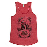 Calavera's Toasting Eco Jersey Racerback Tank 