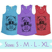 Calavera's Toasting Eco Jersey Racerback Tank 