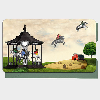Carousel Americana Mini Gift Cards