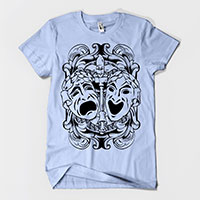 Comedy Tragedy Theater Masks T-shirt 