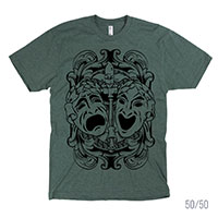 Comedy Tragedy Theater Masks T-shirt 