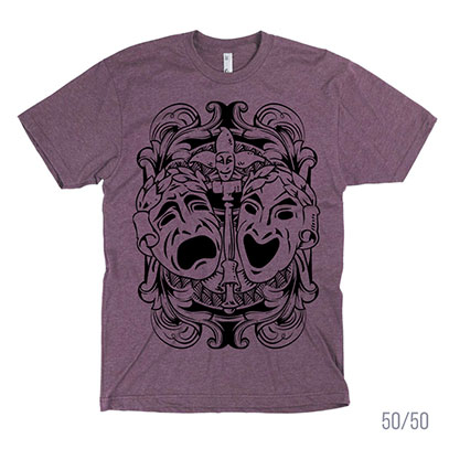 Comedy Tragedy Theater Masks T-shirt 