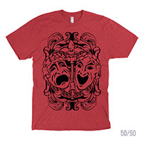 Comedy Tragedy Theater Masks T-shirt 