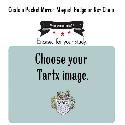 A Custom Key Chain, Mirror, Magnet or Badge From Tartx Images