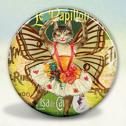 Dancing Kitty Cat Papillon