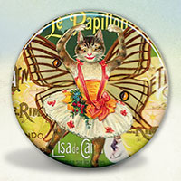 Dancing Kitty Cat Papillon