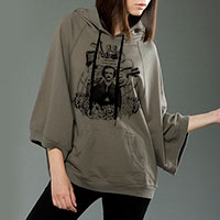 Edgar Allan Poe Poncho Hoodie