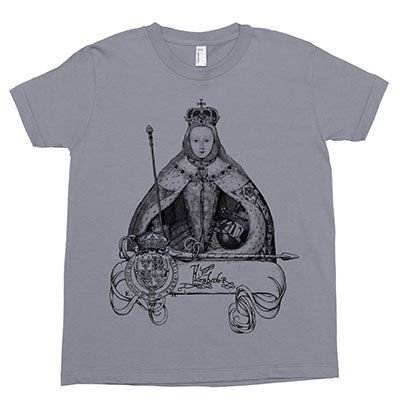 Queen Elizabeth l Kids Tee Shirt Size 8-12  -TIMT