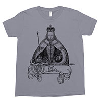 Queen Elizabeth l Kids Tee Shirt Size 8-12  -TIMT