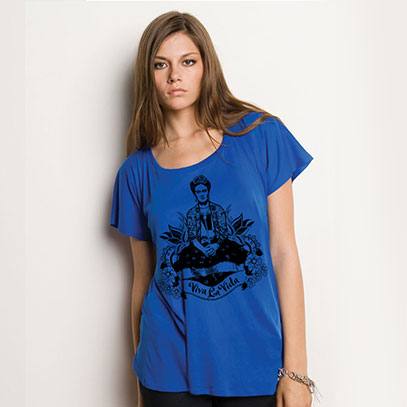 Frida Viva La Vida Lightweight Flowy Tee