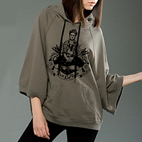 Frida Viva La Vida Small Poncho Hoodie TIMT