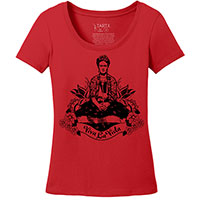 Frida Viva La Vida Perfect Weight Scoop Tee S-4XL