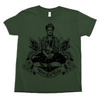 Frida Viva La Vida Kids Tee Shirt Size 2-12