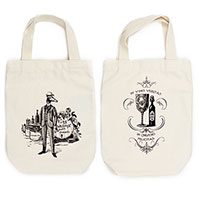 Giraffe Anthropomorphic Organic Cotton Liquor and Wine Bottle Tote Bag
