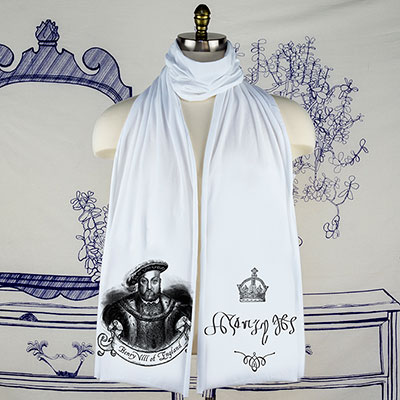Henry Vlll King of England Scarf