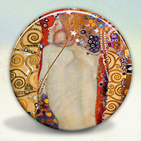 Klimt Water Serpents II