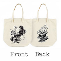 Mermaid La Luxure Organic Cotton Large Market Tote Bag - TIMT