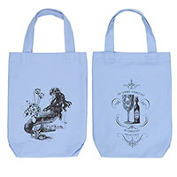 Mermaid La Luxure Organic Cotton Liquor and Wine Bottle Tote Bag