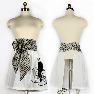 Gentleman Owl Skirt Apron