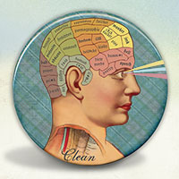 Clean Mind Phrenology Style 