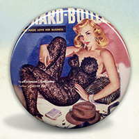Pin Up Smoking Blonde Pulp