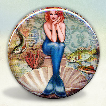 Mermaid Pin Up