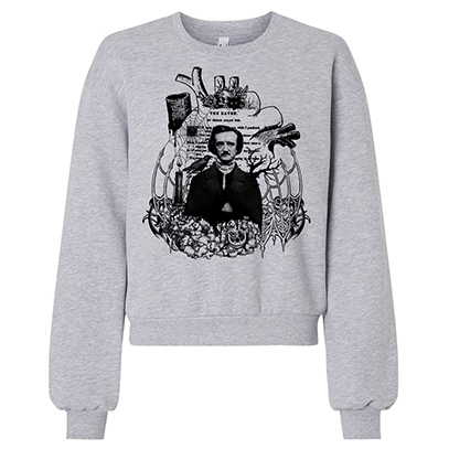 Edgar Allan Poe Fleece Crewneck Sweatshirt