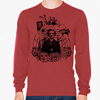 Edgar Allan Poe Men's or Unisex Organic Long Sleeve T-shirt