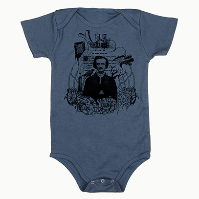 Edgar Allan Poe organic one piece