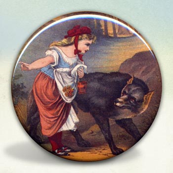 Red Riding Hood Scary Wolf