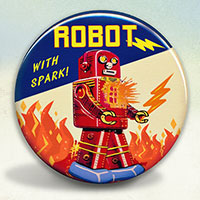 Retro Robot with Spark