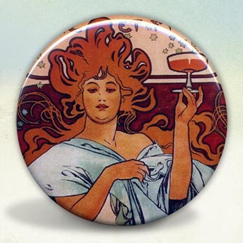 Champagne Ruinart Mucha