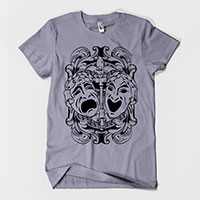 Comedy Tragedy Theater Masks T-shirt 